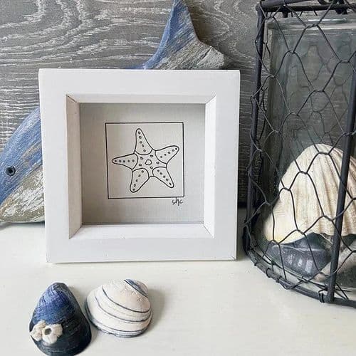 Starfish – Framed Hand Drawn Illustration