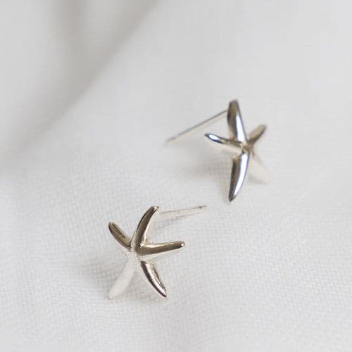 Starfish Shaped Stud Earrings