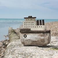 Steam Ocean Liner | Model Boat | Decorative Boat