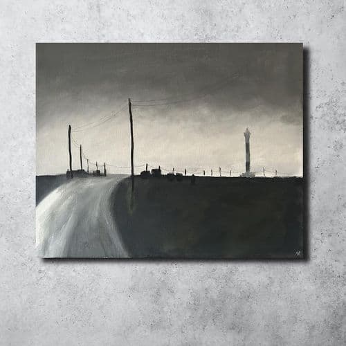 Storm Over Dungeness – painting