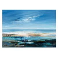 Sun on the Sandbars Teignmouth | Art Print | Gail Morris