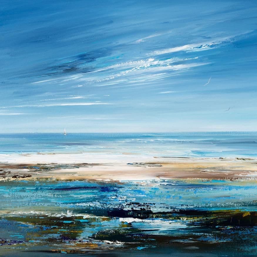 Sun on the Sandbars Teignmouth – Print