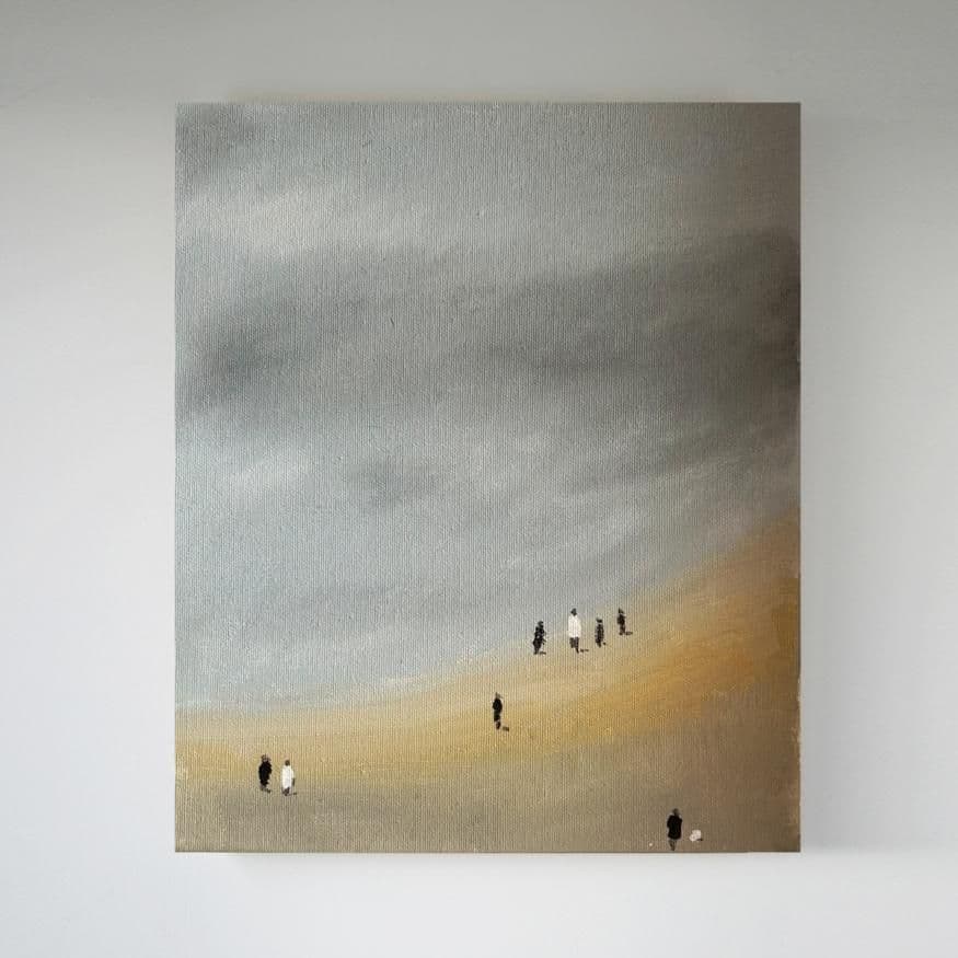 Sunday Morning Stroll – painting