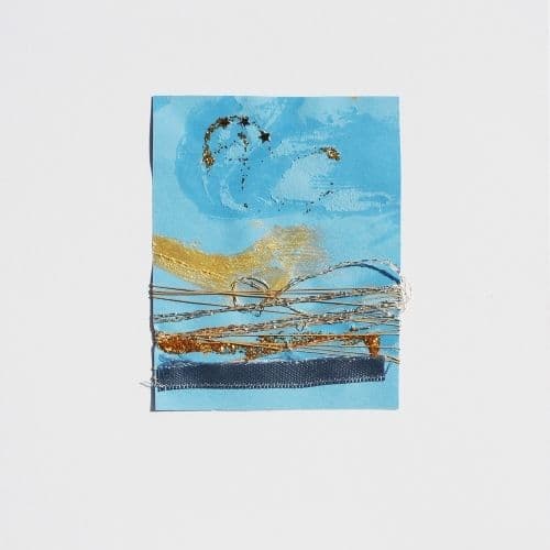 Sunset Calm Sea - Coastal Card