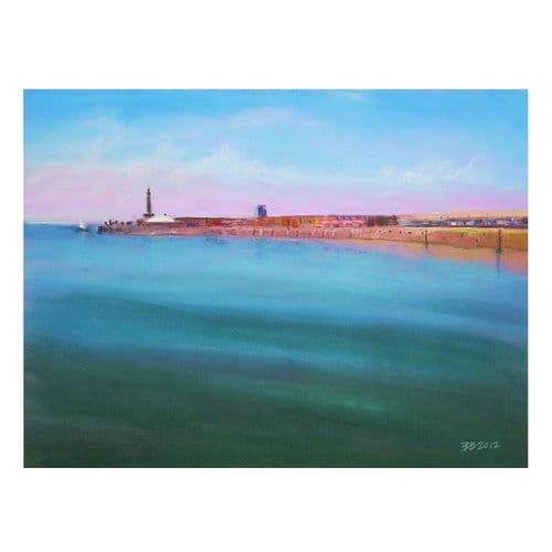 Sunset over the Harbour Arm - print