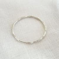 Swell Bangle Bracelet | Silver Bangle | Sarah Adams