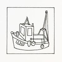 The Harbour | Hand Drawn Illustration | Limited Edition | Alison Collins