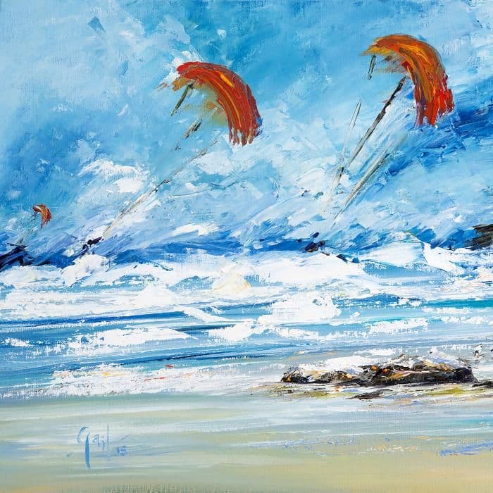 The Kitesurfers – print