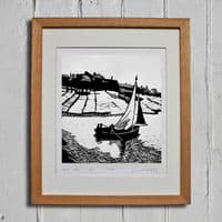 The Point | Linocut | Lino Print
