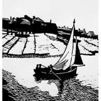 The Point | Linocut | Lino Print