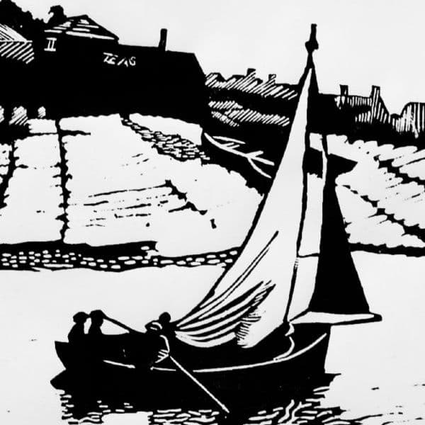 The Point | Linocut | Lino Print