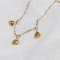 Three Shell Necklace Gold | Sarah Adams