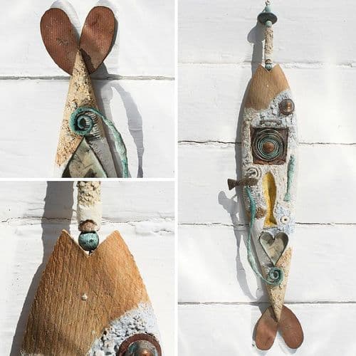 Tide Line Art Fish - Wall Hanging