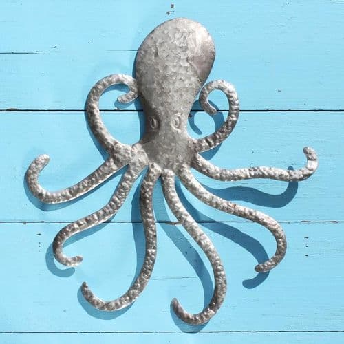 Tin Octopus - Metal Wall Hanging