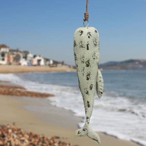 Tin Whale Hanging