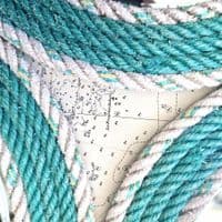 Trio of Green Fishing Rope Mirrors | Wall Mirror | Rachel White