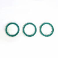 Trio of Green Fishing Rope Mirrors | Wall Mirror | Rachel White