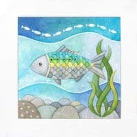 Twait Shad Fish | Art Print | Louise Stocker