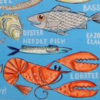 Under the Sea Alphabet | Art Print | Andrew Ruffhead