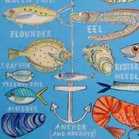 Under the Sea Alphabet | Art Print | Andrew Ruffhead