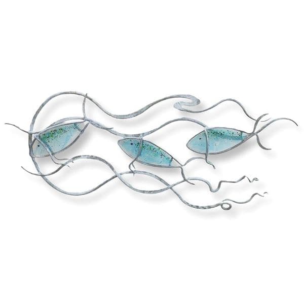 Under the Sea | Fused Glass | Wall Panel Hanging | Lucille Scott