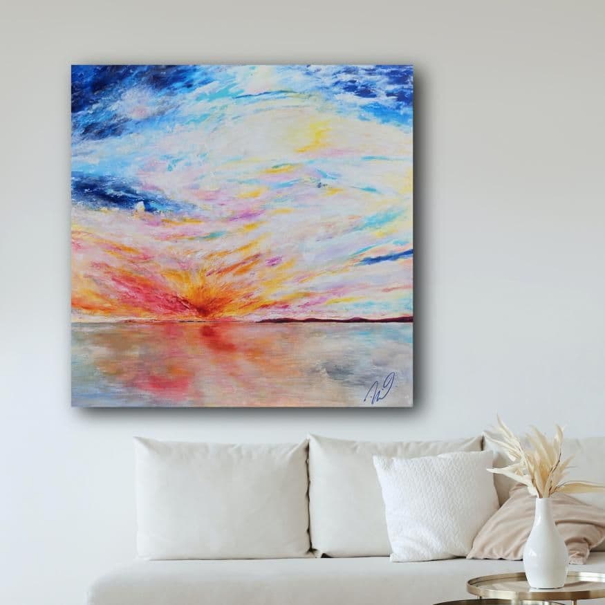 Vibrant Big Sky – original painting