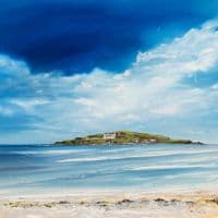 Waiting for the Tide to Burgh Island, South Devon Print | Art Print | Gail Morris