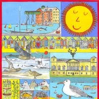 We Love North Norfolk Print | A3 Print | Andrew Ruffhead