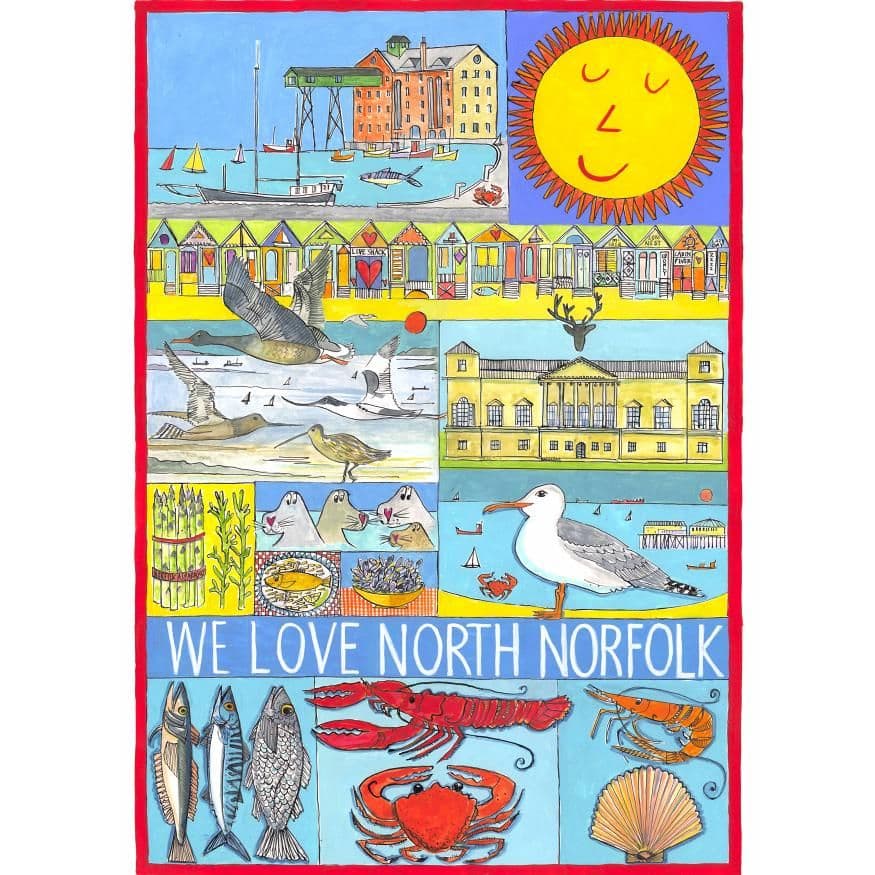 We Love North Norfolk - Print