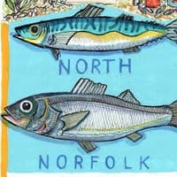 Welcome to North Norfolk Print | A3 Art Print | Andrew Ruffhead