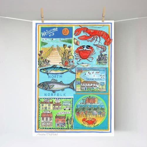Welcome to North Norfolk - A3 art print