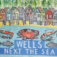 Wells next the Sea Print | A3 Art Print | Andrew Ruffhead