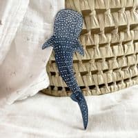 Whale Shark Leather Bookmark | Kelsey Emblow