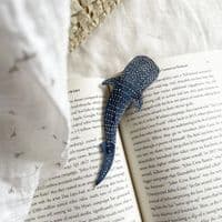 Whale Shark Leather Bookmark | Kelsey Emblow
