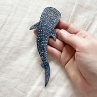 Whale Shark Leather Bookmark | Kelsey Emblow