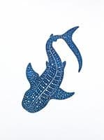 Whale Shark Linocut Print | Chris Taylor