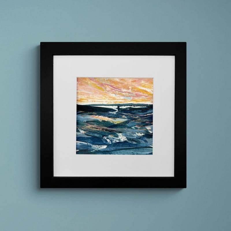 When Joy Glimmers Across the Sea - Original Painting
