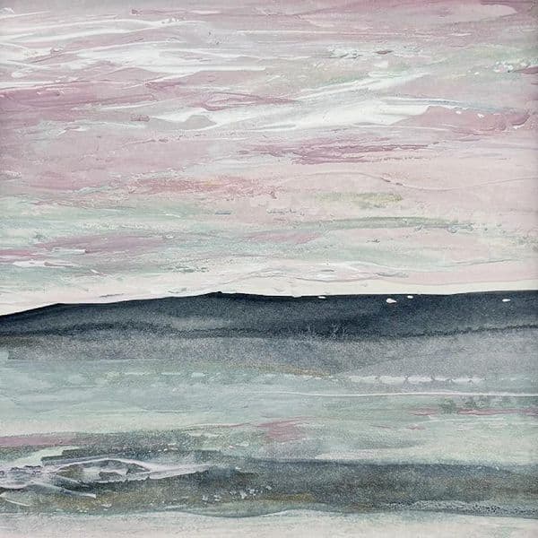 When Magic Dances on the Waves |Original Painting | Seascape | Louise Levine