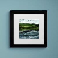 Where the Sea Meets the Land Print | Seascape | Fine Art Print | Louise Levine
