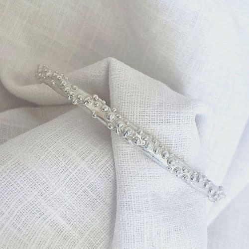 Whitewater Bangle Bracelet - Silver