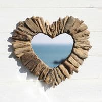 Wild Heart Driftwood Mirror | Wall Mirror | Coastal Mirror