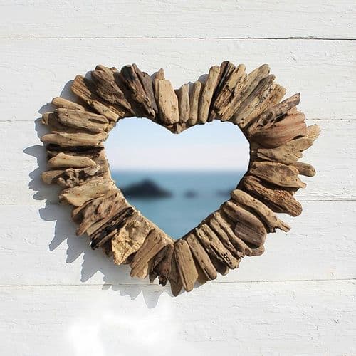 Wild Heart Driftwood Mirror