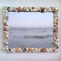 Windswept Beach Seashell Wall Mirror | Seashell Mirror