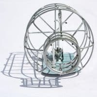Wire Boat in a Bottle