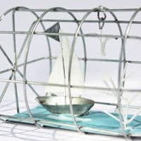 Wire Boat in a Bottle