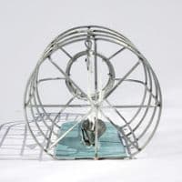 Wire Boat in a Bottle