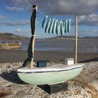 Wooden Fishing Boat | Coastal Décor