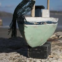 Wooden Fishing Boat | Coastal Décor