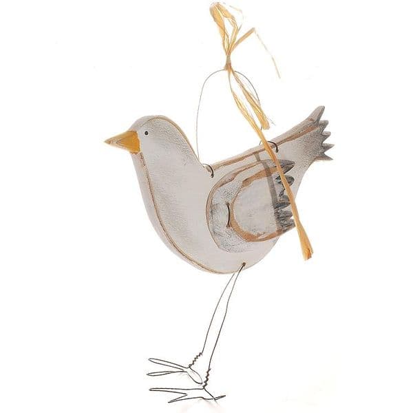 Wooden Seagull Decoration | Model Seagull | Coastal Style