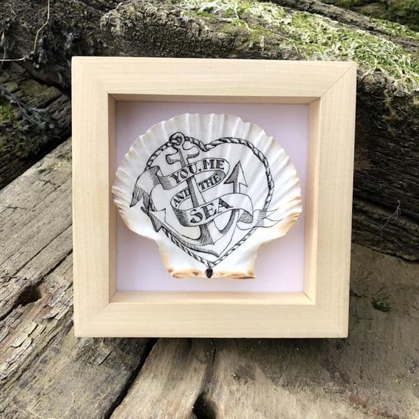 You Me and the Sea | Shell Art | Kim Lynch